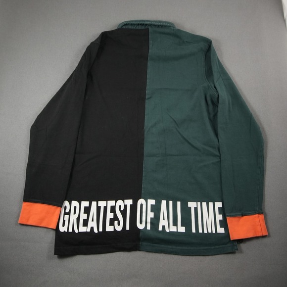 Y2K Rugby Long Sleeve Polo Color Block Cornerstore Bodega Shirt Mens S GOAT - Picture 3 of 11